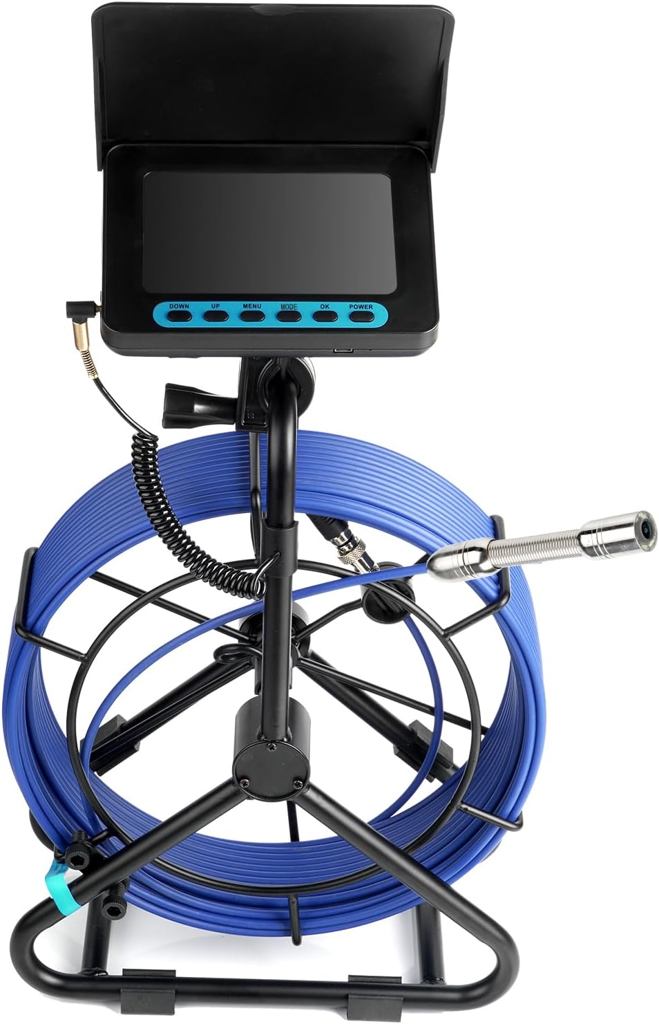Box-Type100FT Sewer Camera 5" Screen 1080P HD Pipe Inspection Borescope