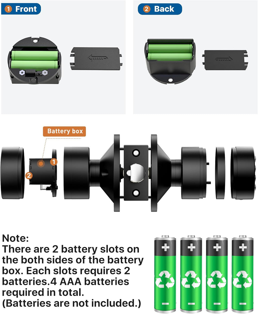 HIDALIFE Door Knob with Keypad, Door Knob with Lock, Keyless Entry Door Lock ...
