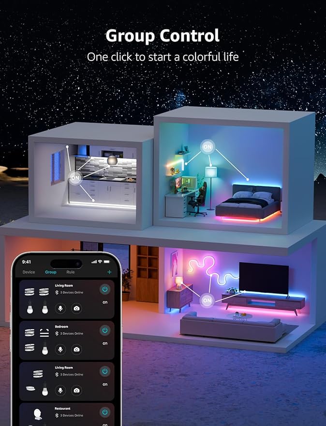 Lepro S1 AI LED Strip Lights for Bedroom