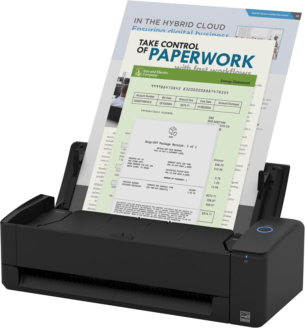 ScanSnap iX1300 Deluxe Compact Wireless or USB Double-Sided Color Document