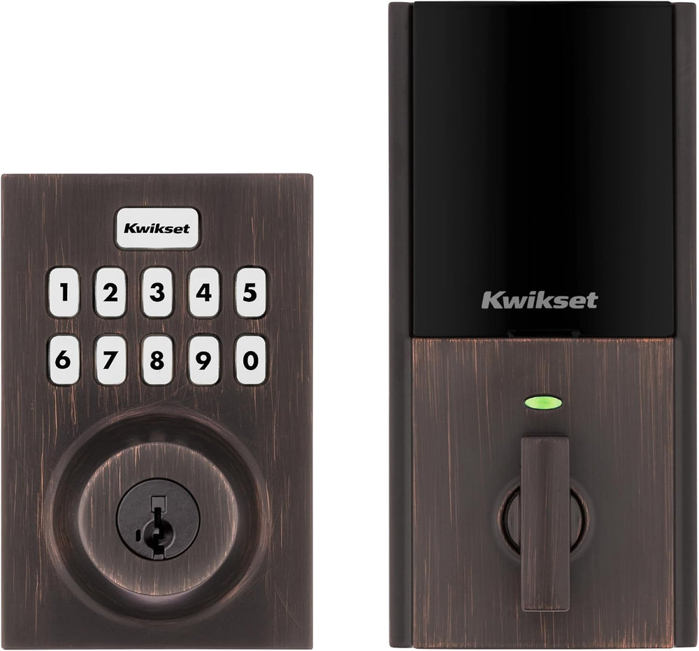 Kwikset HomeConnect 620 Z-Wave Long Range Enabled Keypad Smart Lock Convenien...