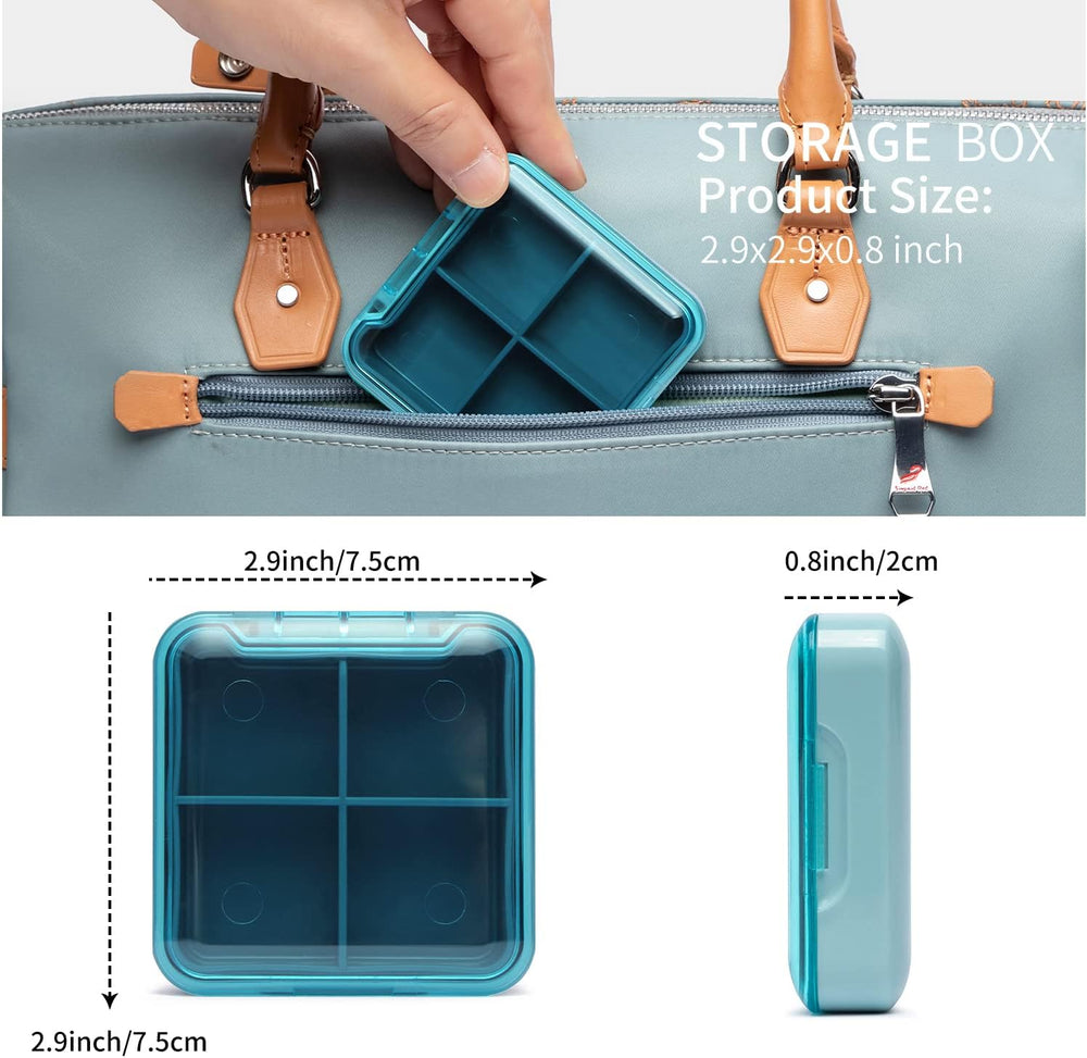 Storage Lock Box with Combination Lock, Lockable Medicine Storage Box, Empty ...