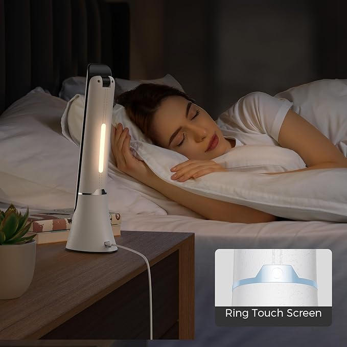 Light Therapy Lamp, 10000 LUX UV-Free LED Sunlight, Full Spectrum Mood Light