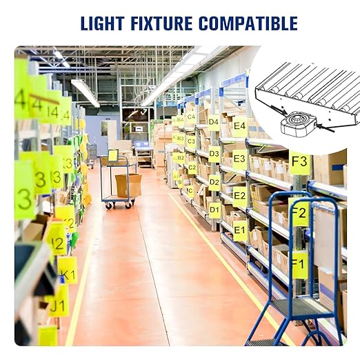 ECOELER High-Bay Occupancy Sensor Switch, 360° Passive Infrared PIR Ceiling (...