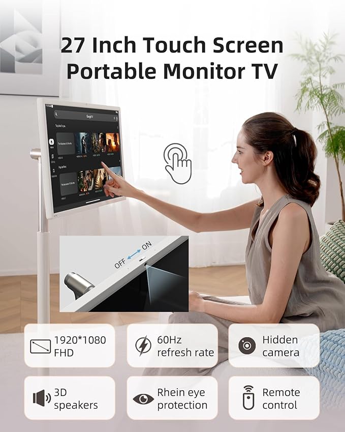 KTC 27 Inch Portable TV Monitor