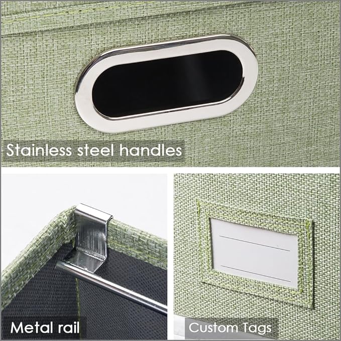 PRANDOM File Organizer Box (Set of 2)