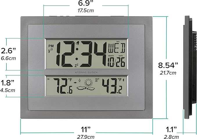La Crosse Technology Atomic Wall/Table Clock