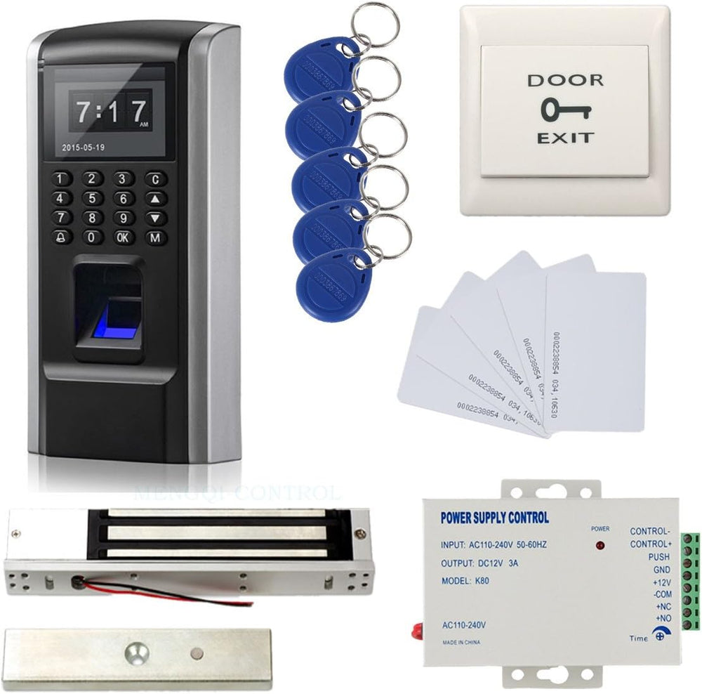 MENGQI-CONTROL Full Kits Biometric Fingerprint RFID Password Access Control S...