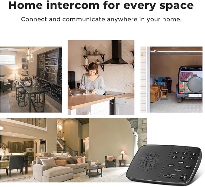 Hosmart Intercoms Wireless for Home UltraSpeak Pro, 2025 Full Duplex Wireless...