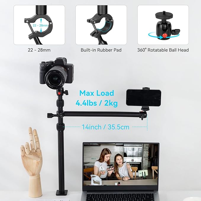 SMALLRIG Camera Desk Mount Table Stand