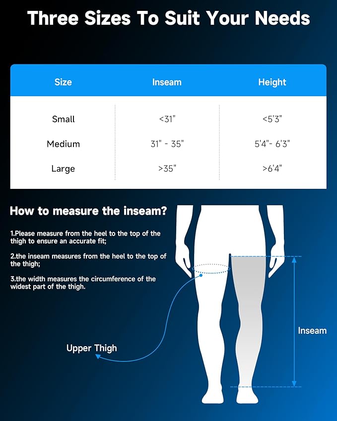 beoka Leg Massager for Circulation and Pain Relief, Leg Recovery System for
