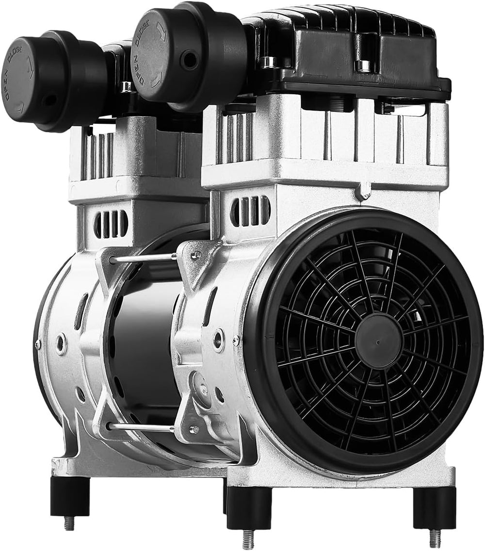 VEVOR Air Compressor Motor, 2HP 5.2CFM @ 90PSI Oil Free Air Compressor Pump &...