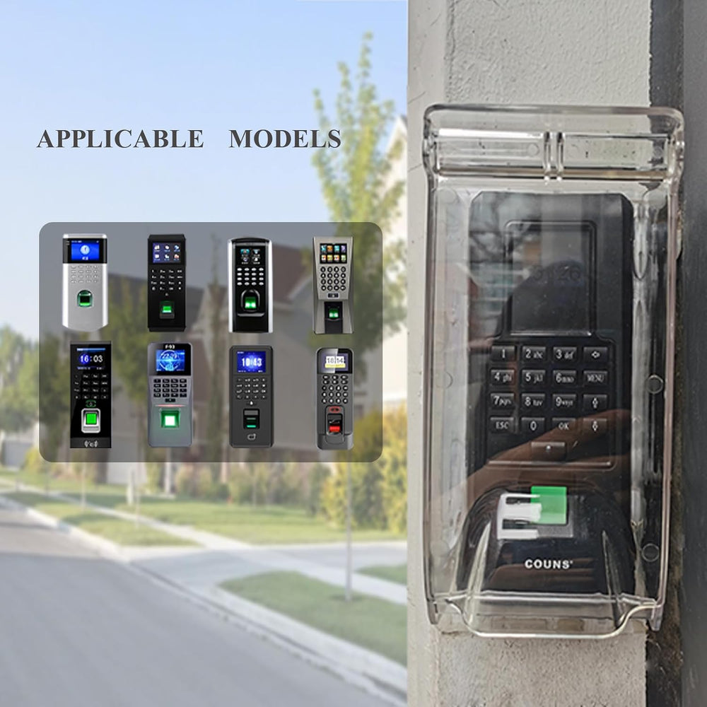 Clear Gate Outdoor Keypad Cover,Flip Access Control Rain Cover，Doorbell rain ...