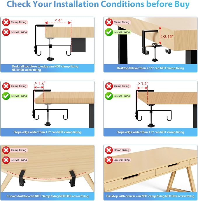 KEEGH Extra Large 48" Under Desk Cable Management Tray