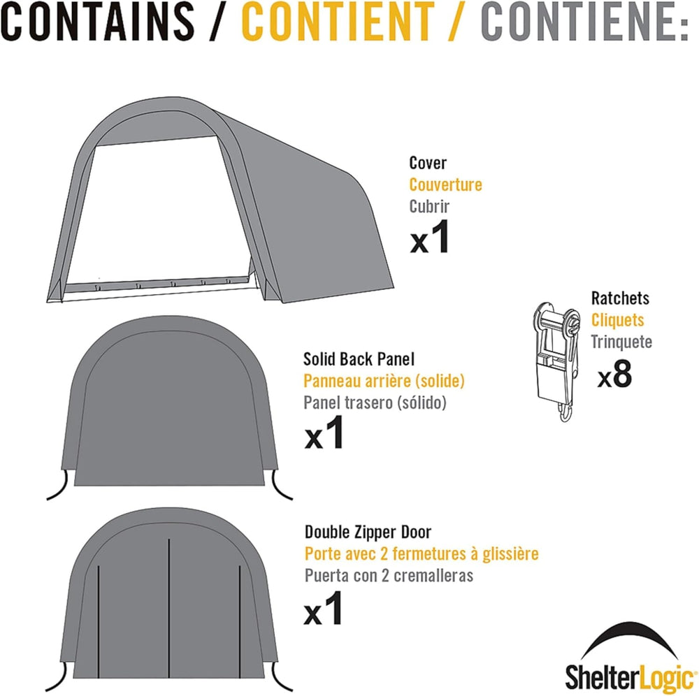 ShelterLogic Replacement Cover Roundtop 13 x 20 x 10 ft., Cover Kit 90508 for...