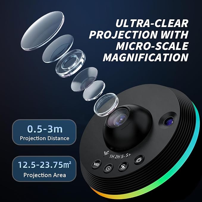Ainael Galaxy Projector, Star Projectors Home Planetarium Space Ceiling Starry