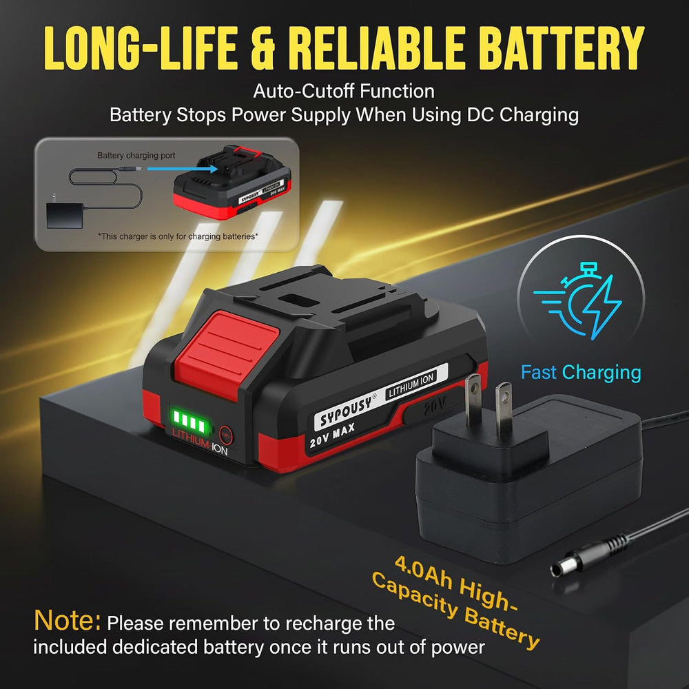 Tire Inflator Portable Air Compressor - 160PSI (20V Battery & 12V DC)