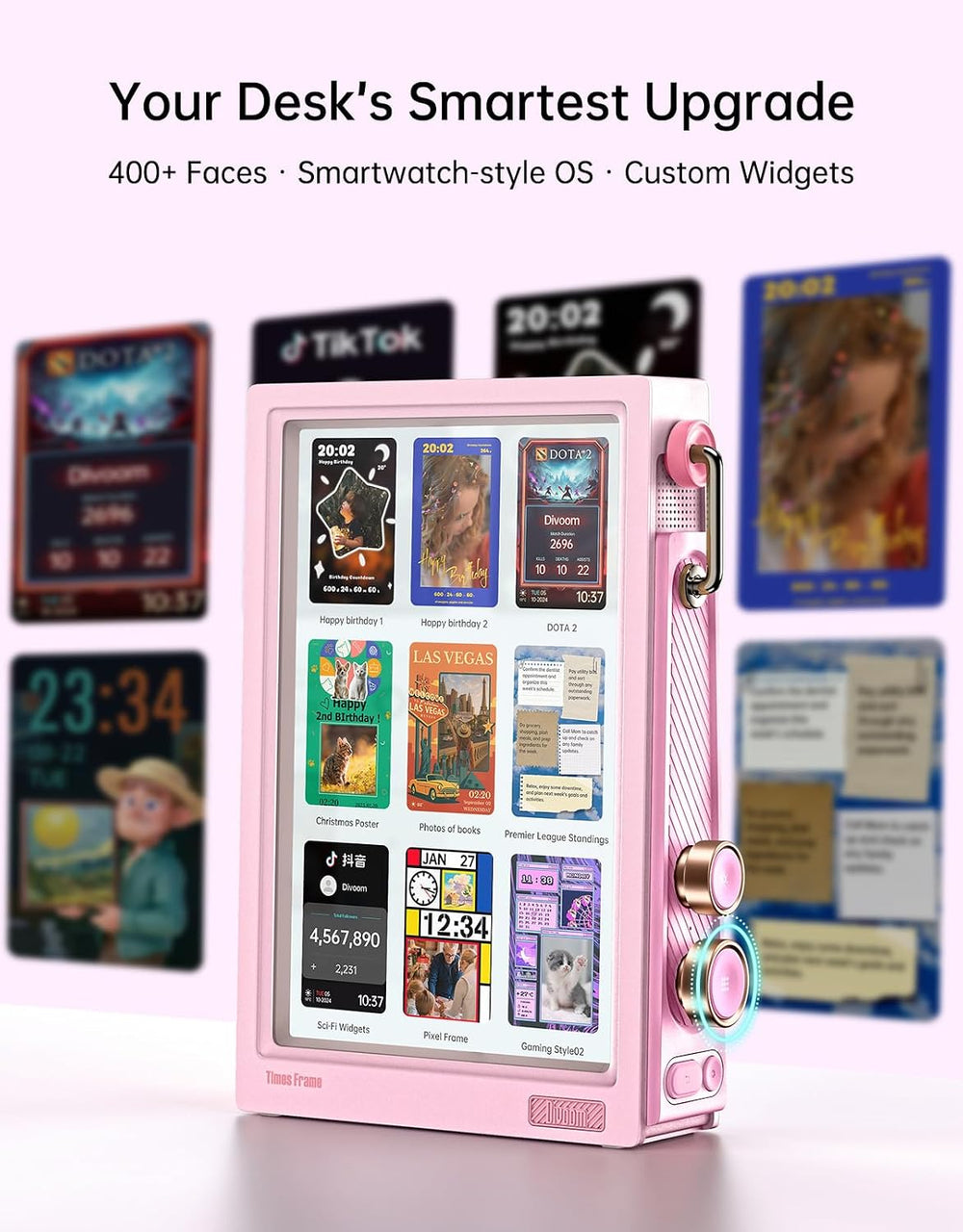 Divoom Times Frame 10.1-Inch WiFi Digital Picture Frame & Desk Display