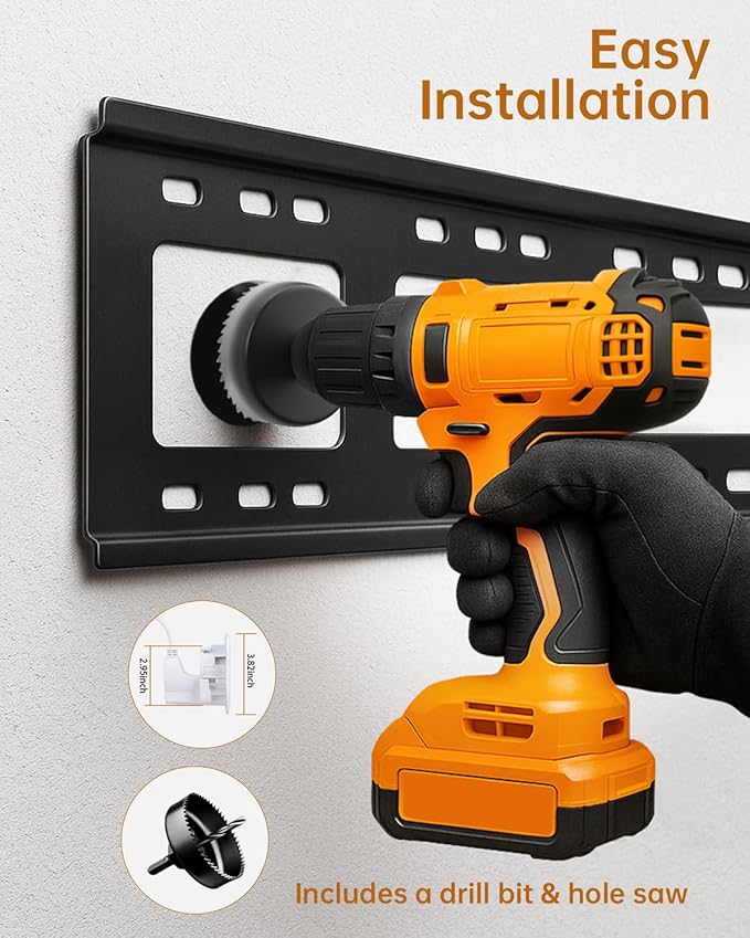 HAPYTHDA in-Wall Cable Management Kit, Wire Hider