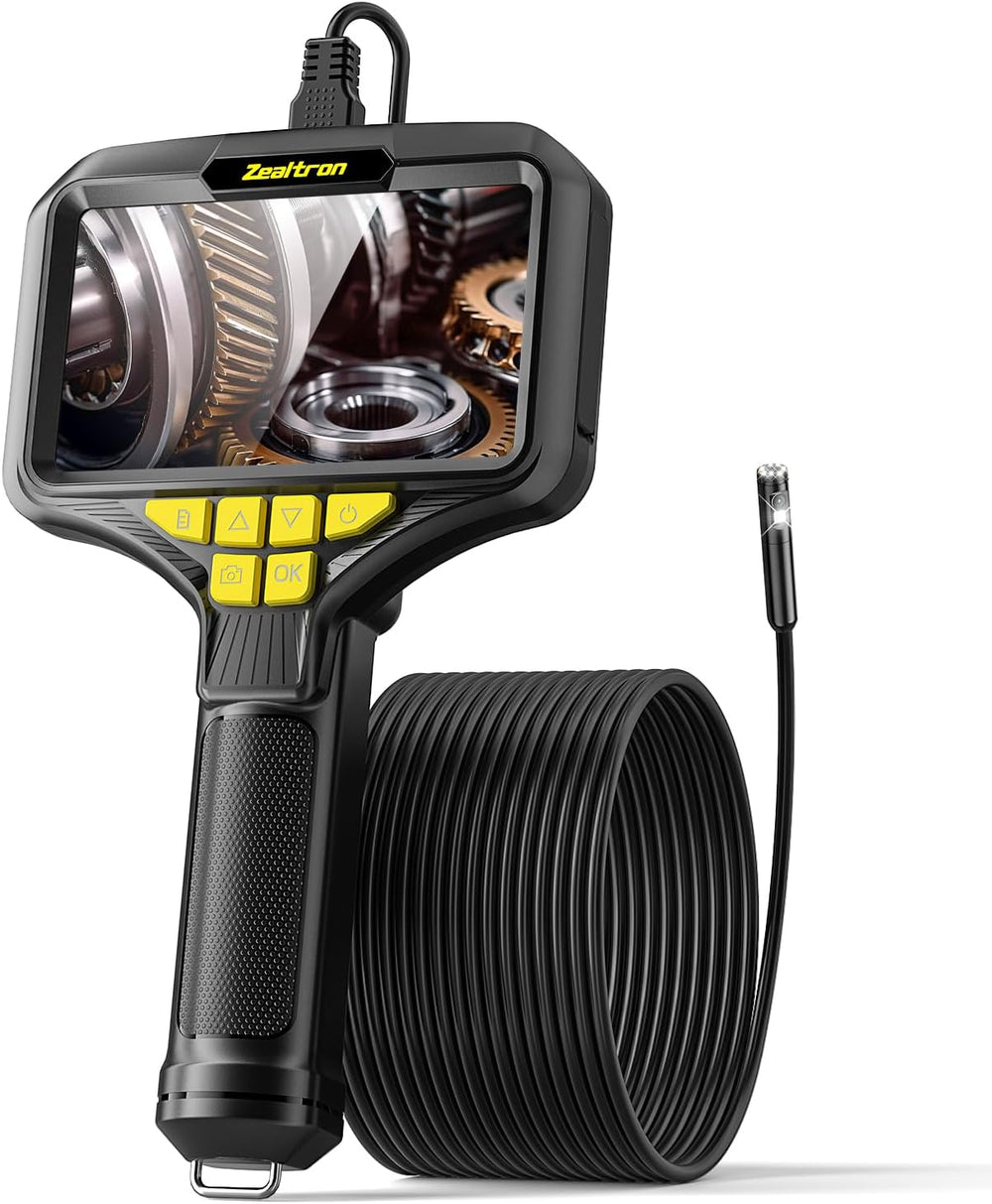 Two-Way Articulating Borescope with Light, 3.9mm Articulating Probe Industria...