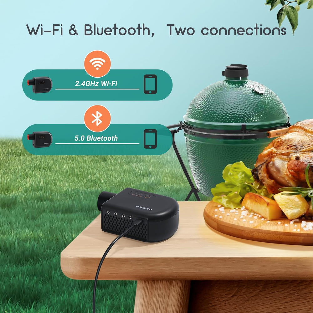 Wi-Fi & Bluetooth BBQ Smoker Temperature Controller