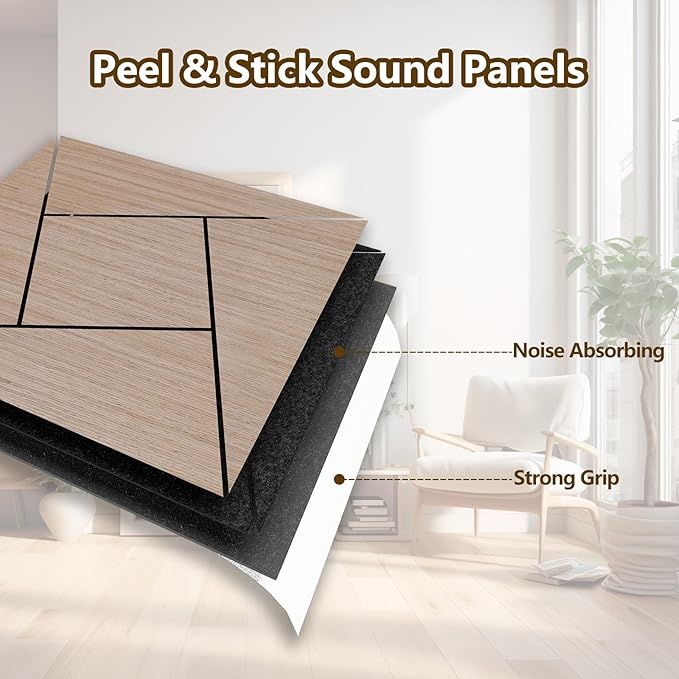 ARMURO 4 Packs Acoustic Wall Panels
