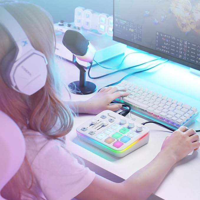 MAONO Gaming Audio Mixer, Audio Interface