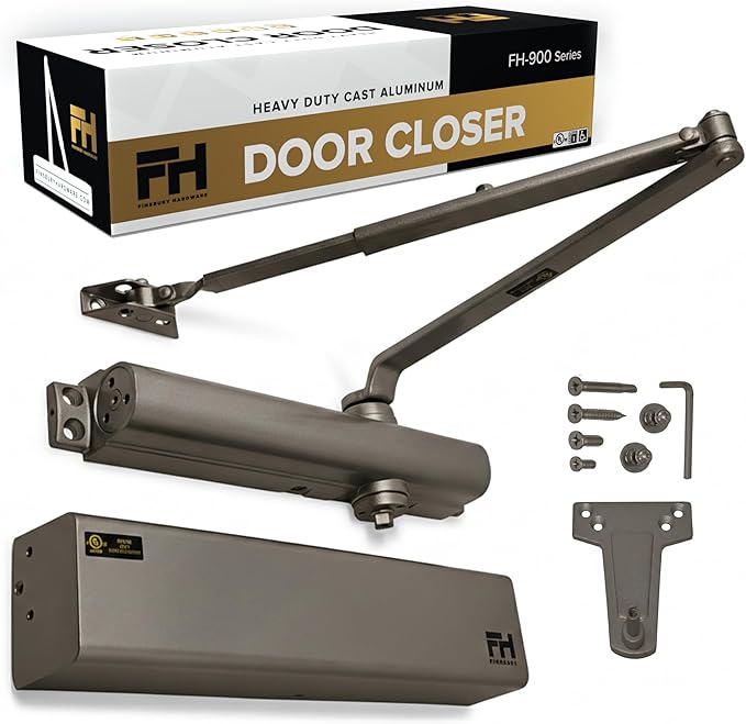 Finsbury Heavy Duty Commercial Door Closer Adjustable Size 1-6, Grade 1