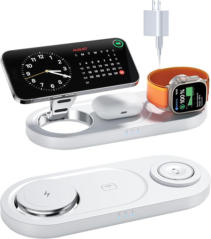 Upgraded 3 in 1 Wireless Charging Station