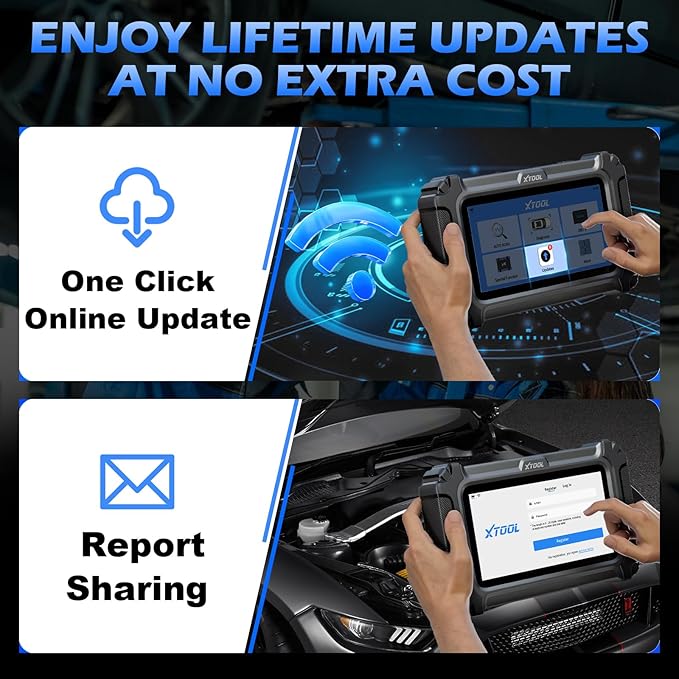 XTOOL D5 Car Code Reader and Reset Tool, Engine ABS SRS Transmission Car