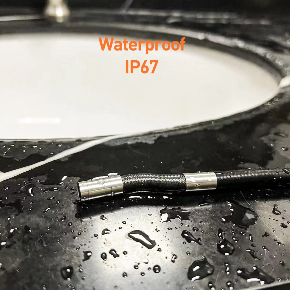 DXZtoz Two-Way Articulating Borescope with Light, 1080P Industrial Endoscope ...