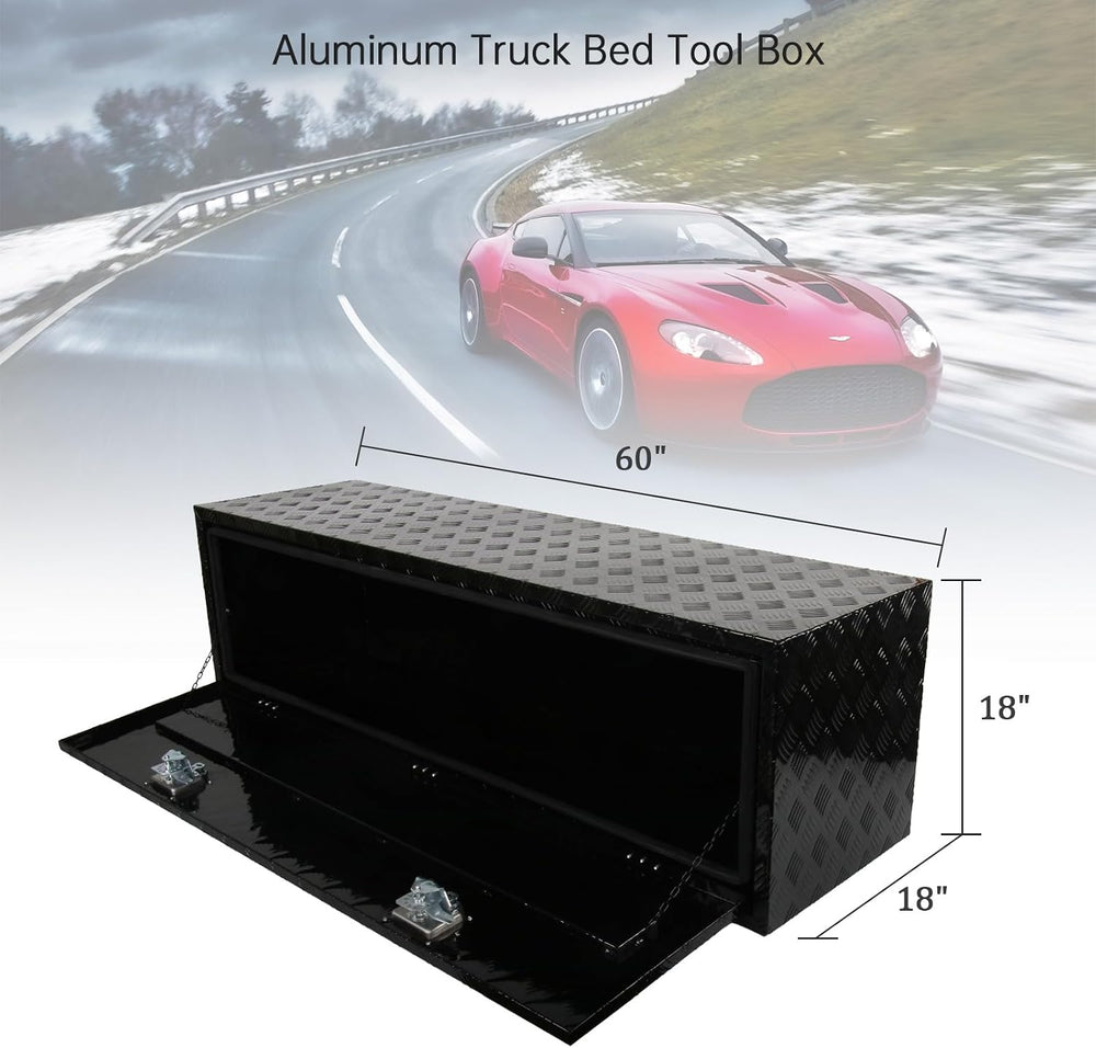60'' Inch Aluminum Underbody Truck Box with T-Handle Latch
