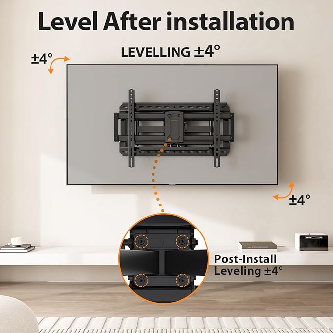 IWORKBOARD Full Motion 75 85 86 90 97'' TV Wall Mount Bracket, Loads ...