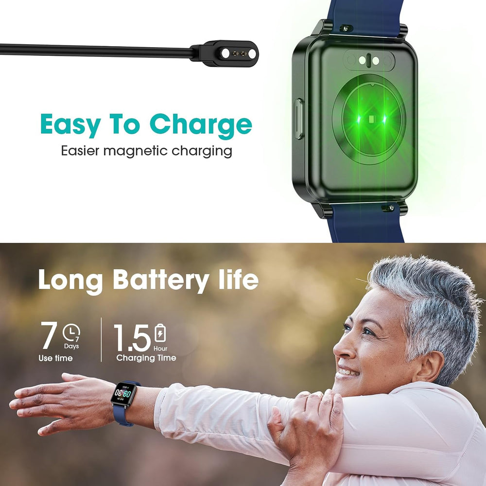 Pedometer Watch Senior Friendly No App No Phone Required, Step Counter