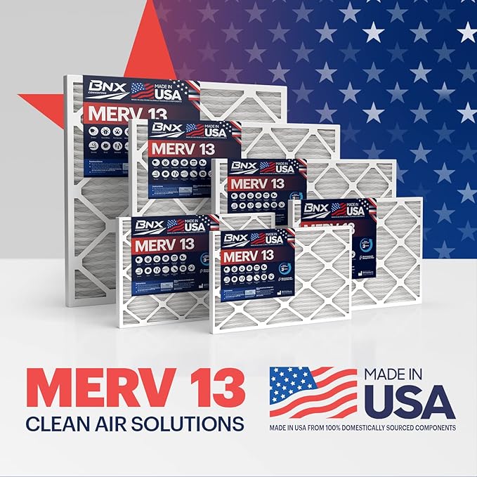 BNX TruFilter 20x30x1 Air Filter MERV 13 (4-Pack)