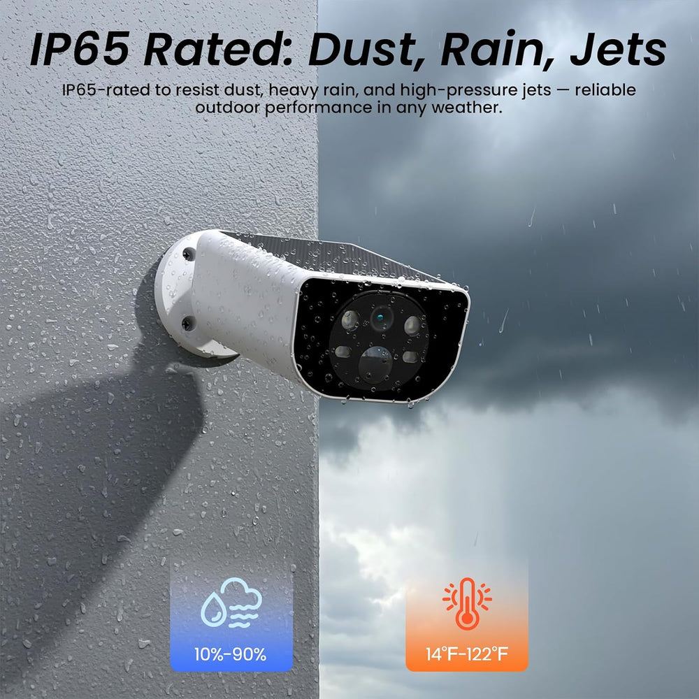 Cinnado 2K Security Cameras Wireless Outdoor with App Control, S1 (4Pack)