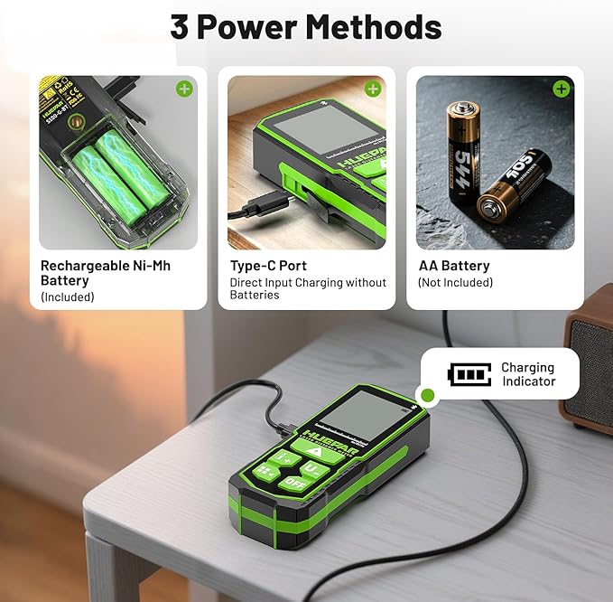 Huepar 330Ft Green Laser Measurement Tool