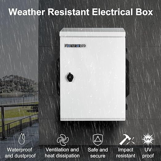 Outdoor Electrical Box, Cold-Rolled Steel Plate, Aluminum Alloy Back Beam