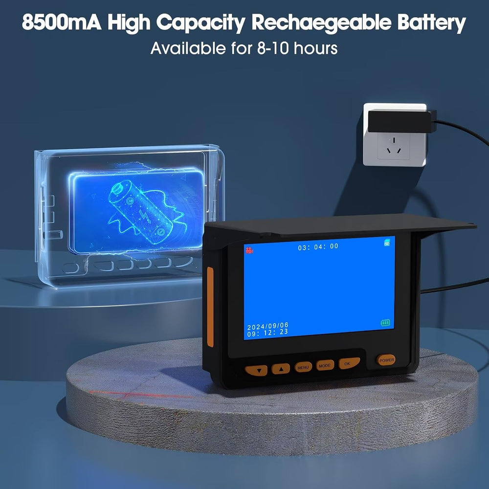 Sewer Camera 100FT,4.3" HD Screen,SYANSPAN 23mm Endoscope Camera with Li...