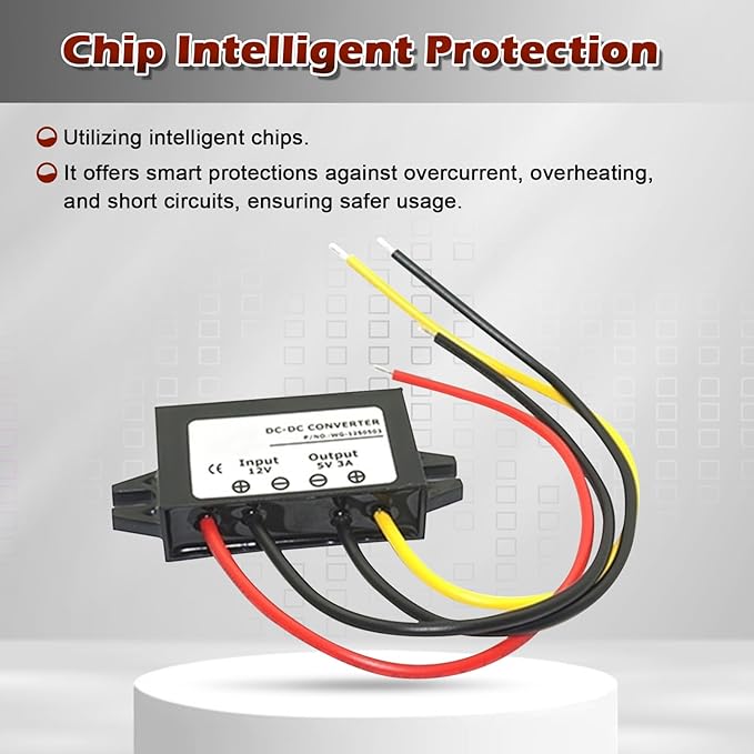 DC 12V Step Up to 24V Boost Converter 15A 360W DC Voltage Regulator Power