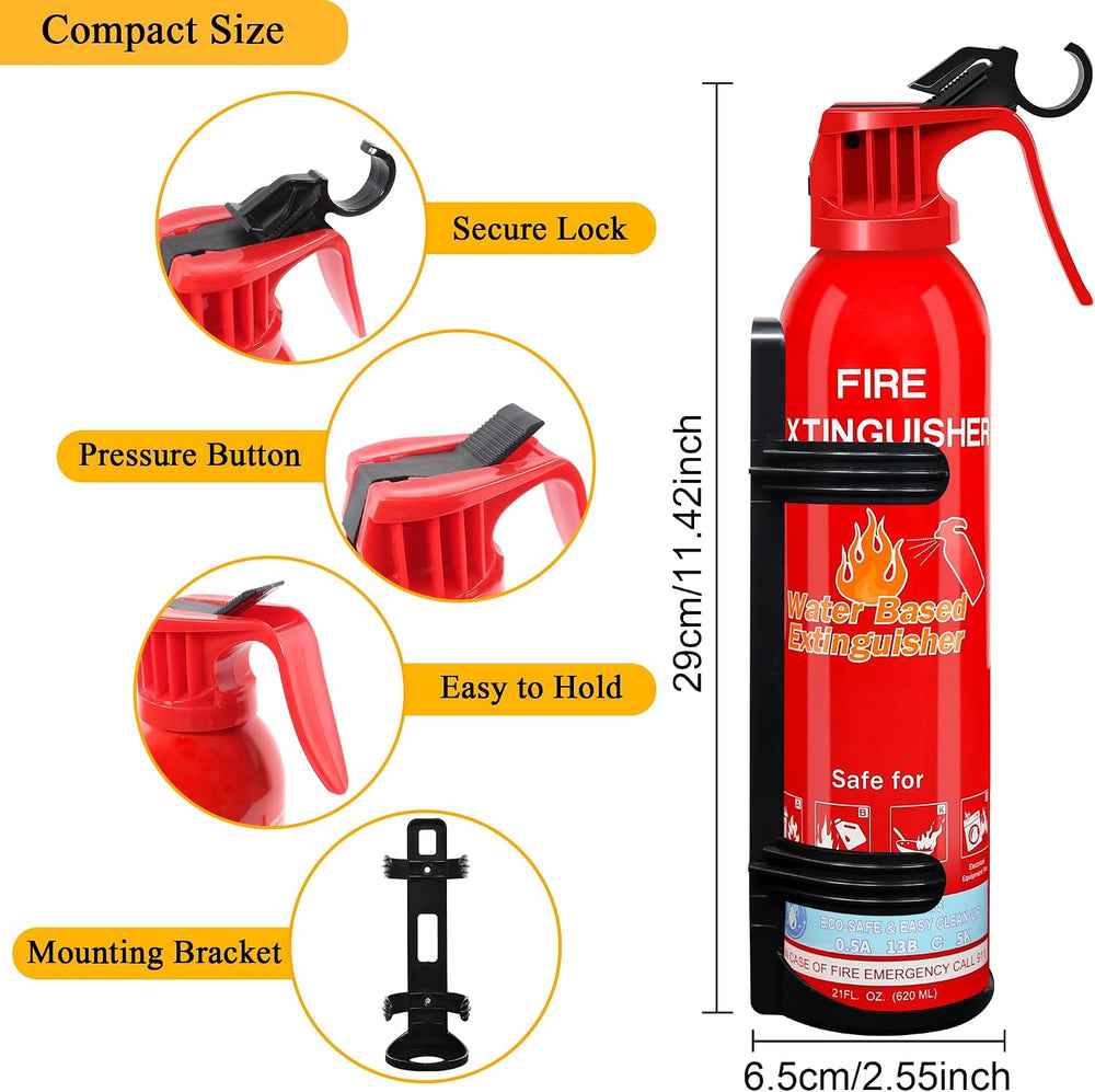 2 Pack Fire Extinguishers for Home with Mount