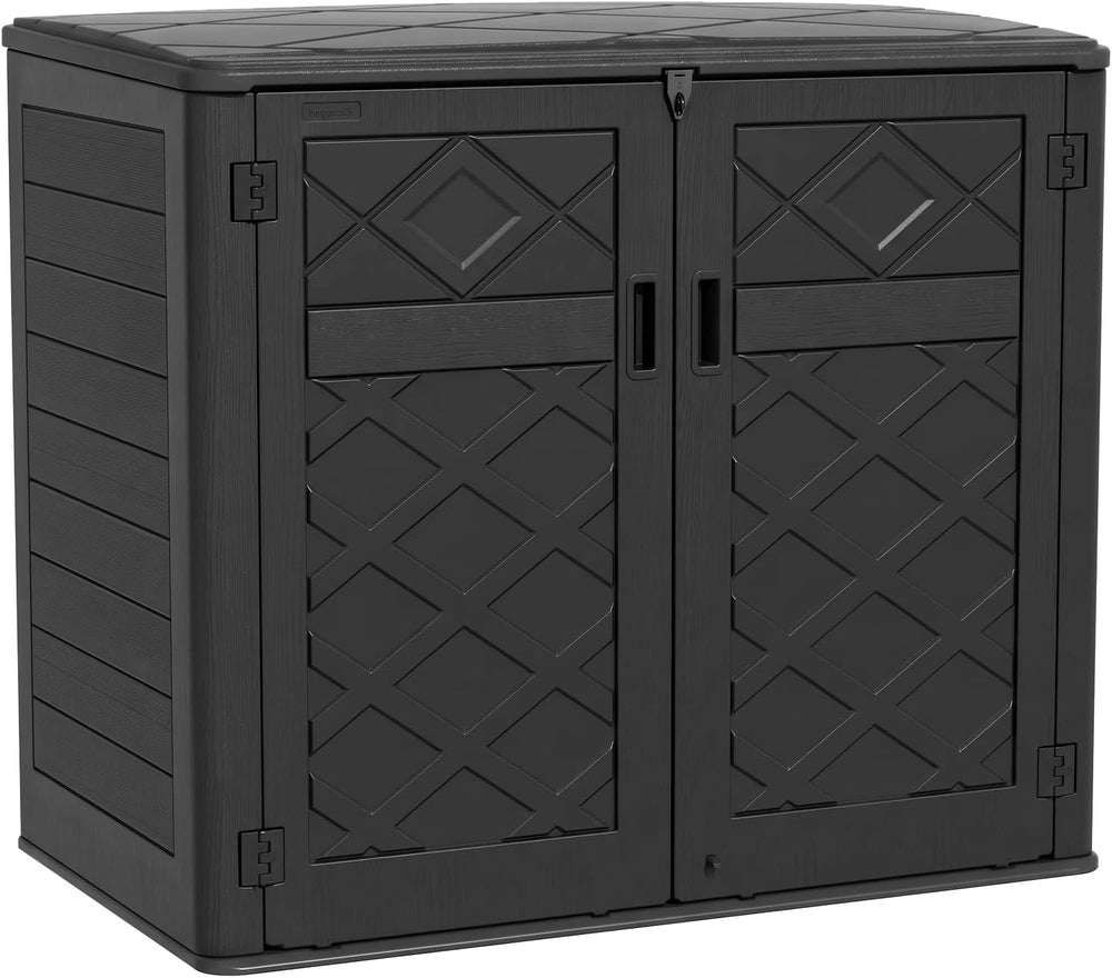 KINYING Larger Outdoor Storage Shed Weather Resistance, Resin Sheds & Out...