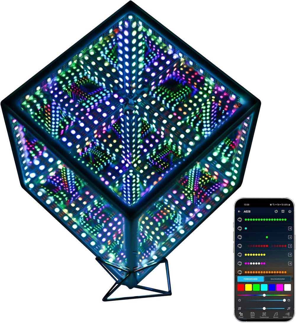 Heepulor Infinity Hyper Cube LED Light LED Controller