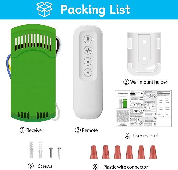 Ceiling Fan Remote Control Kit