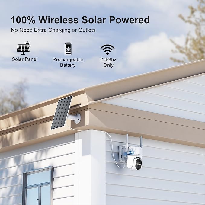 HOSAFE.COM Home Security Cameras Wireless Outdoor, Outdoor Camera Wireless Wi...
