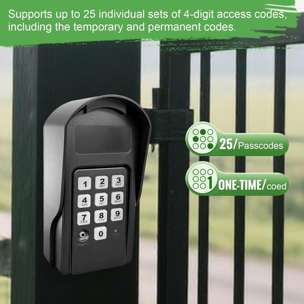 FM137 Wireless Digital Keypad Replacement for Mighty Mule Automatic Gate Open...