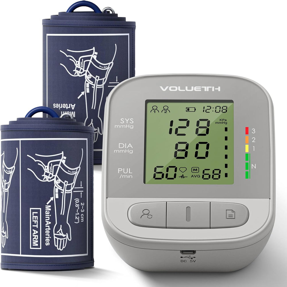 VOLUETH Upper Arm Blood Pressure Cuff, Blood Pressure Monitor