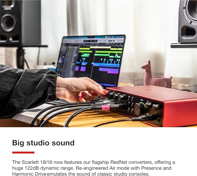 Focusrite Scarlett 18i16 4th Gen USB Audio Interface,