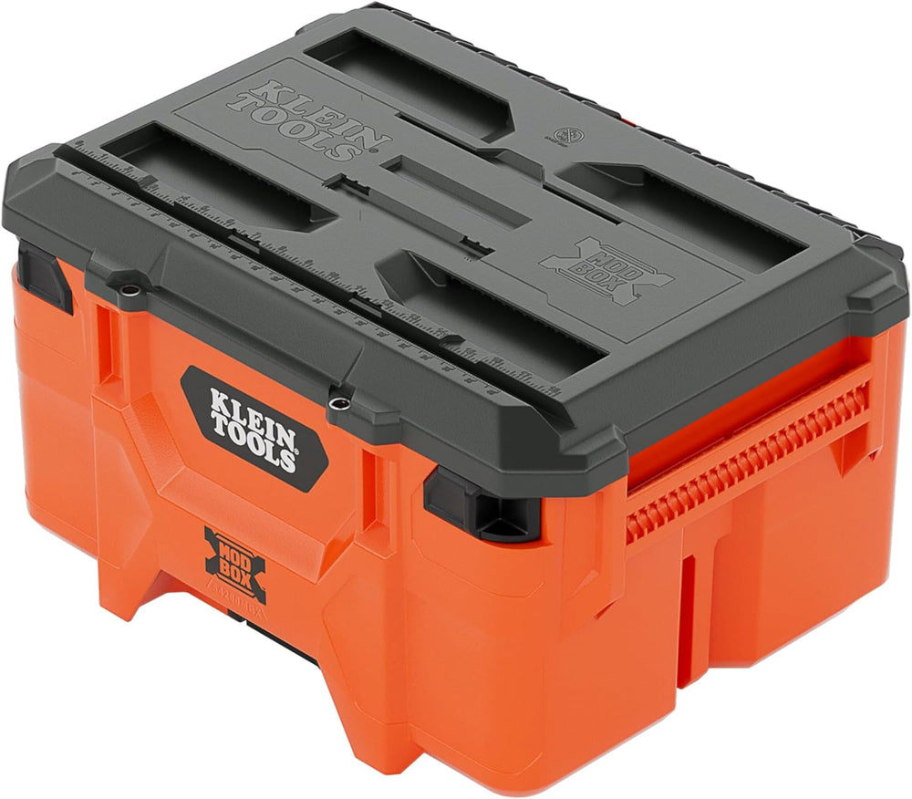 Klein Tools 54200MBX MODbox Medium Deep Tool Box, Heavy Duty Organizer with R...