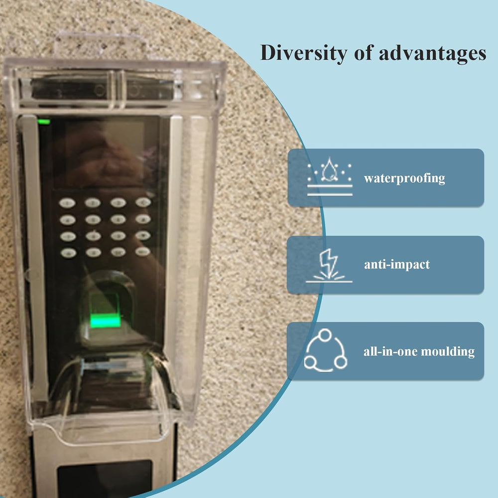 Clear Gate Outdoor Keypad Cover,Flip Access Control Rain Cover，Doorbell rain ...
